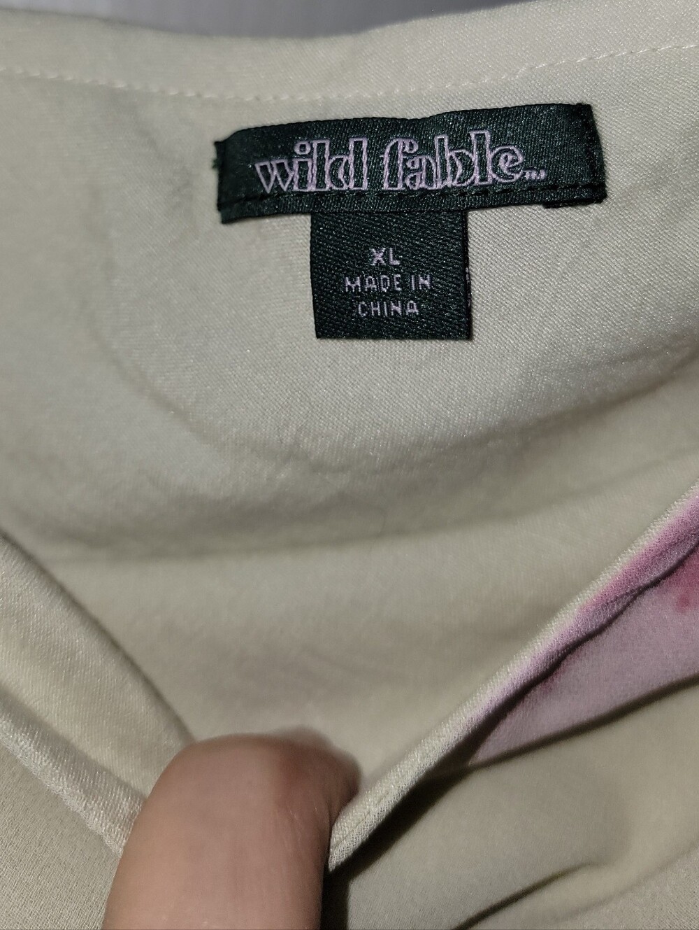 Wild Fable Cream Pink Floral Skirt NWT - Picture 8 of 8